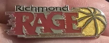 RICHMOND RAGE LOGO ABL American Basketball League Lapel Pin