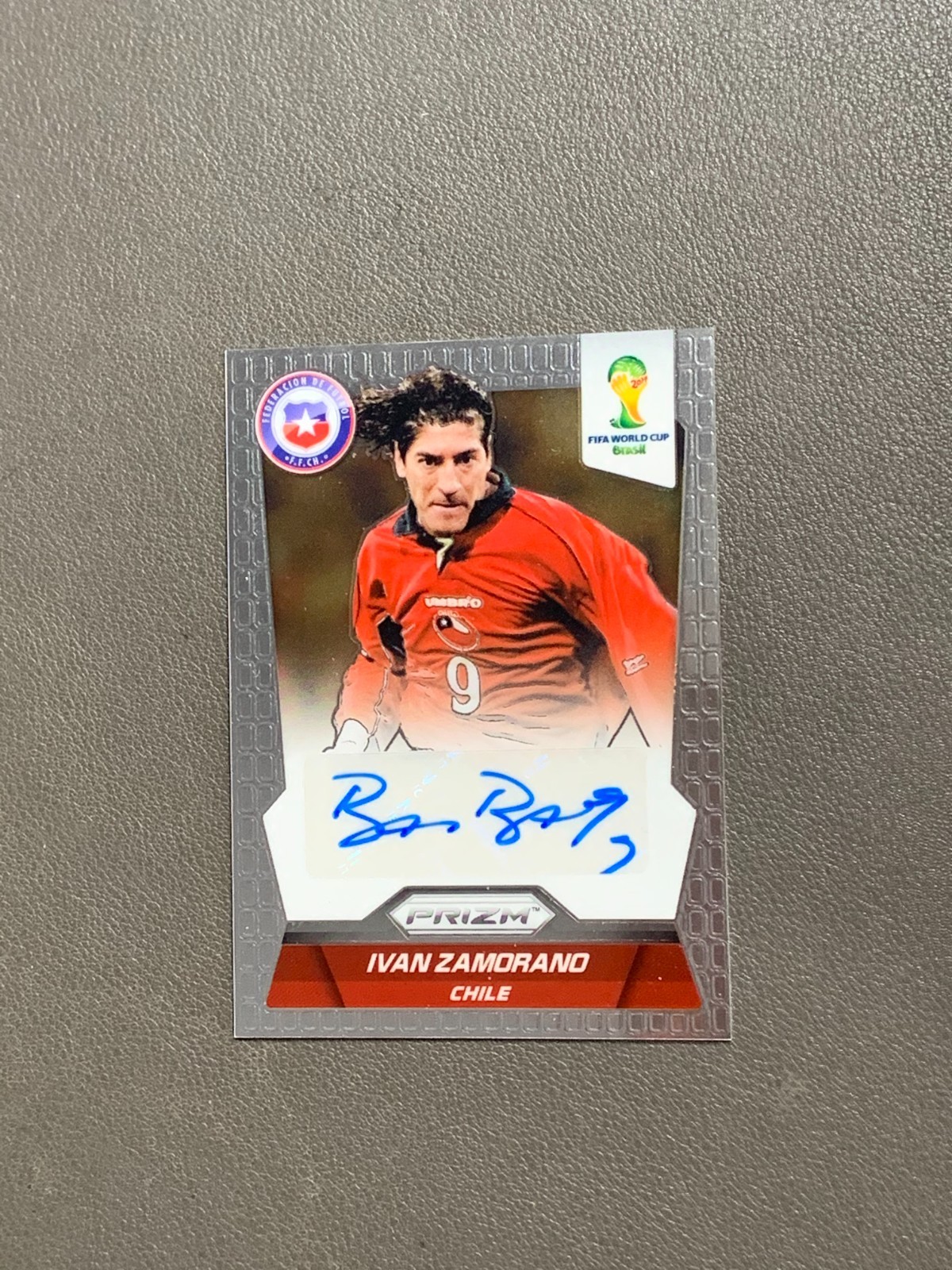 2014 Panini Prizm World Cup - Signatures Ivan Zamorano #S-IZ Auto