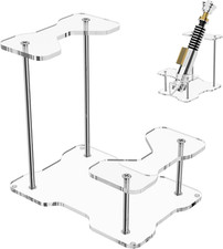 Acrylic Lightsaber Display Stand with Non-Slip Base for Collectibles
