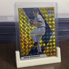 2021 Panini Mosaic Prizm Yellow Reactive Mike Mussina #41