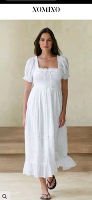 Nomino Kleid Stevie Dress White Größe S