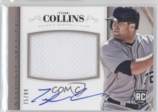 2014 National Treasures Rookie Material Signatures 75/99 Tyler Collins Auto f5n