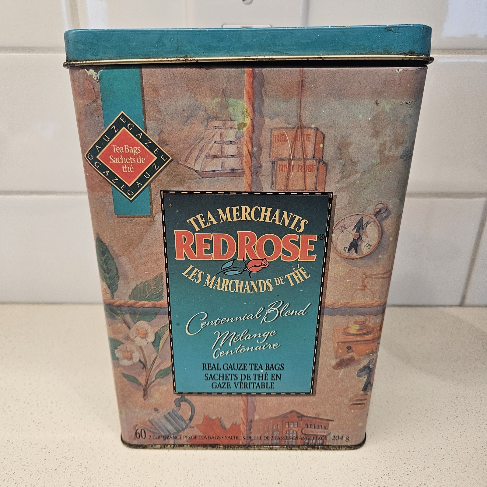 Centennial Blend Tin 1994 Large 204g Metal Kitchen Canister