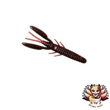 NEW Deps Death Adder Hog Worm 5-inch Clear Plastic/Copper F #37