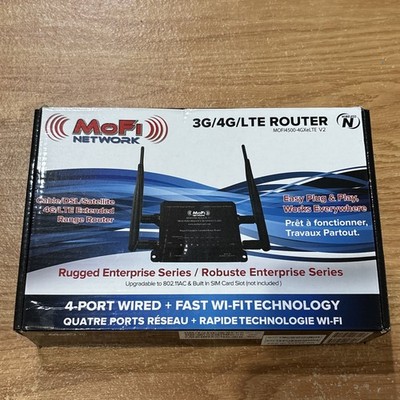 MoFi Networks MOFI4500-4GXELTE SIM4 V2 4G LTE Cat6 Enterprise Wi-Fi Router
