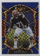 2020 Panini Select Concourse Blue Prizm 165/175 Jedrick Wills #90 rf2