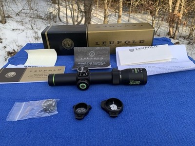 Leupold VX-R 1.25-4x20mm Zombie *Custom Shop * * Rifle Scope -Green SPR -w/Box!