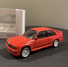 Diecast Norev BMW M3 E30 Series 3 Red 1/43 Metal Car New In Box