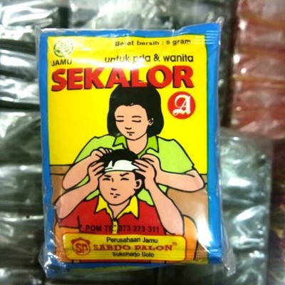 Jamu Sekalor / 1 Sachets Herbal Tea Blend For Brewing Pantry Ready