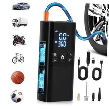 150PSI Cordless Tire Inflator, Portable Air Compressor for Car Tires with B