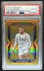 2024-25 Panini Obsidian Kylian Mbappe Electric Etch Gold Flood #/10 PSA 10