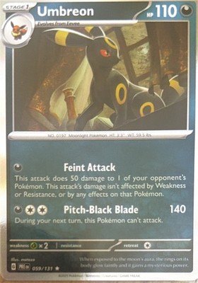 Umbreon 059 Prismatic Evolutions Pokémon TCG Englisch