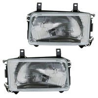 Design Scheinwerfer FüR VW T4 Bus Bj. 1990-2003 Schwarz Ohne Blinker Depo