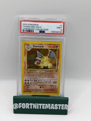 2002 Pokemon Legendary Collection # 3 Charizard Holo - PSA 9