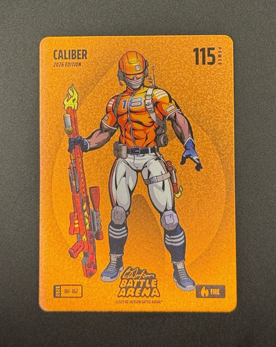 Caleb Williams - Bo Jackson Battle Arena Caliber Fire Orange Icon IBF-162 Card