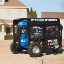 DuroMax XP13000EH 13,000 Watt Dual Fuel Portable Generator - Gas & Propane