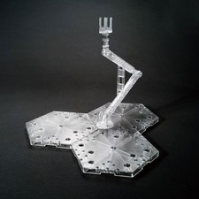 BANDAI 2413801 Clear Action Base 4 Display Stand for 1/100 Scale Models