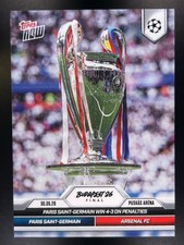 Commemorative UEFA Champions League Final card 2025-26 UCL Topps Now 145 PR 1702