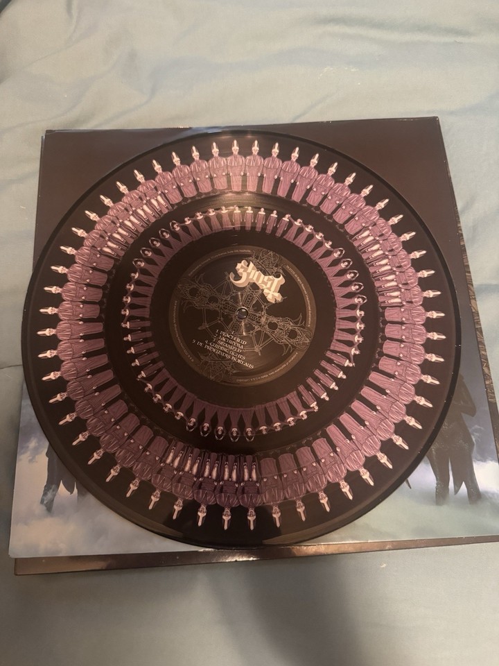 GHOST Skeletá Blasphemy! Heresy! Mystery! Zoetrope Vinyl Ltd Ed