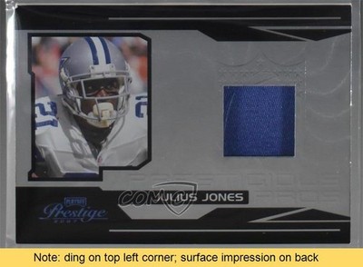 2007 Playoff Prestige Black Materials 10/25 Julius Jones #PP-25 READ a0s