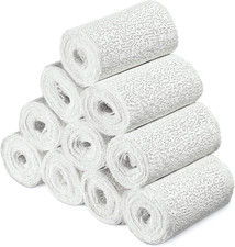 Plaster Cloth Rolls M, Pack of 10 - Gauze Bandages for Body Casts, Plaster of