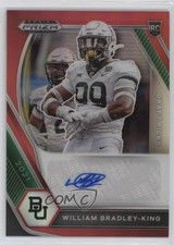 2021 Panini Prizm Draft Picks Red 184/199 William Bradley-King #DPA-WBK Auto 0c2
