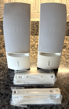 BOSE 161 Speakers Open Box Pair White w/ Brackets Manual Never Used
