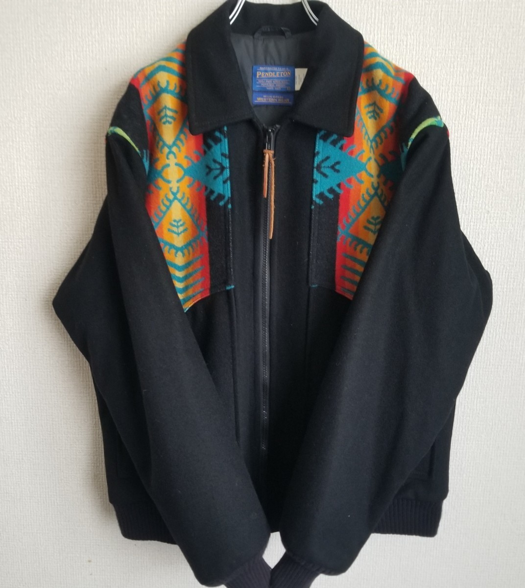 Pendleton Wool Jacket Native Pattern Vintage USA … - image 2