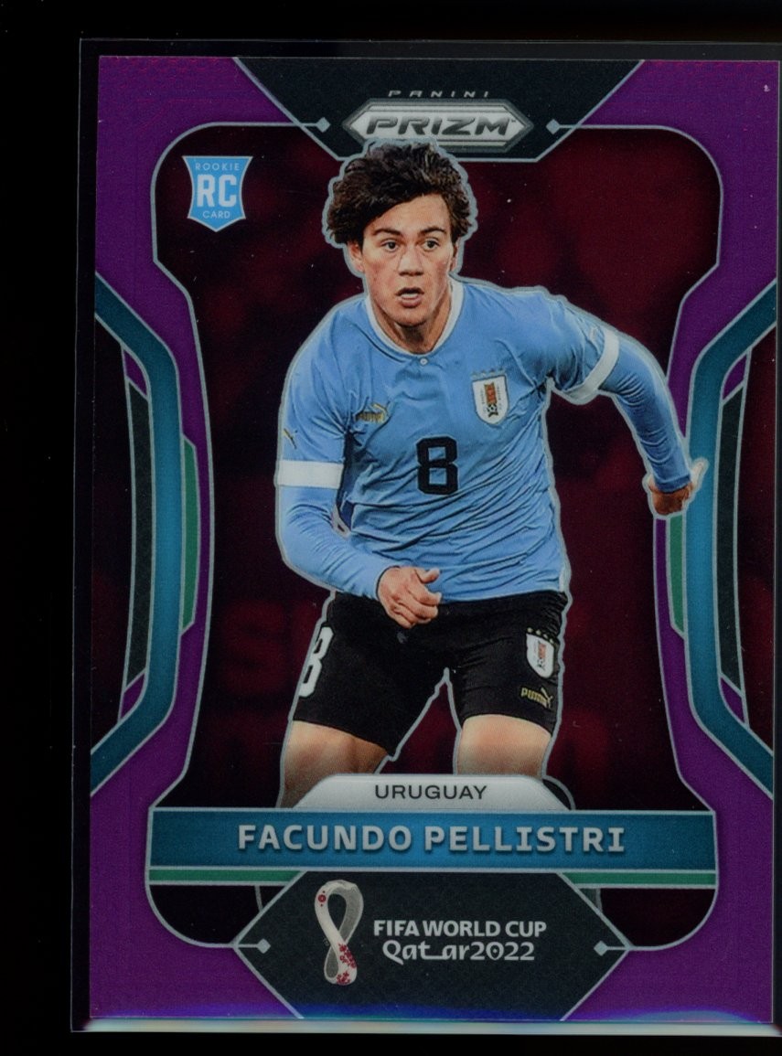 2022 Panini Prizm FIFA World Cup Qatar #275 Facundo Pellistri Purple Prizm #/199