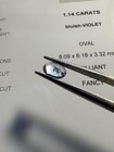 1.14ct Tanzanite – GFCO Certified – Oval – Bluish-Violet  Below Wholesale — photo 5