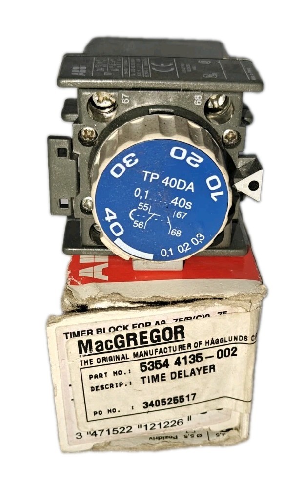 ABB 1SBN20300R100 TP 40DA CONTACTOR TIMER 0.1-40S FAST SHIPPING