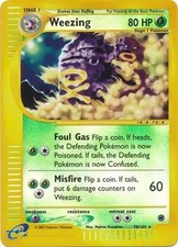 Weezing - 70/165 - Pokemon Expedition Non-Holo Rare Card LP