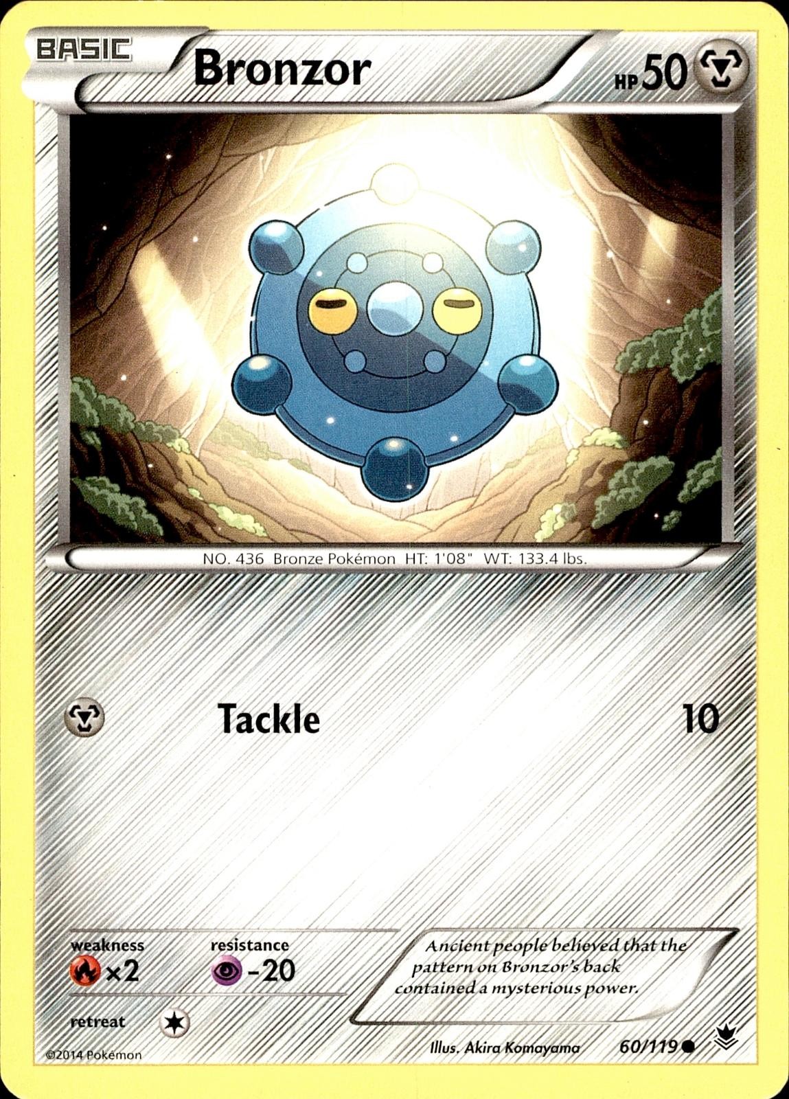 POKEMON BRONZOR 60 PHANTOM FORCES 119 COMMON LP