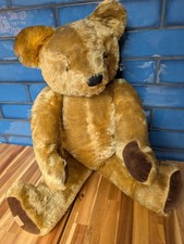 Chad Valley 28" Golden Mohair Teddy Bear Beautiful Rare Hygenic Toys