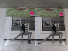 Capezio Ultra Soft Transition Tights Pantyhose 1816 Caramel L/XL 2 Sets NEW