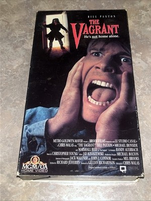 The Vagrant VHS 1992 Horror Bill Paxton Michael Ironsides **BLOCKBUSTER**TESTED*
