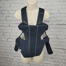 Baby Bjorn Navy Blue Baby Carrier Padded Buckle Size Adjustable Infant 8-25lbs