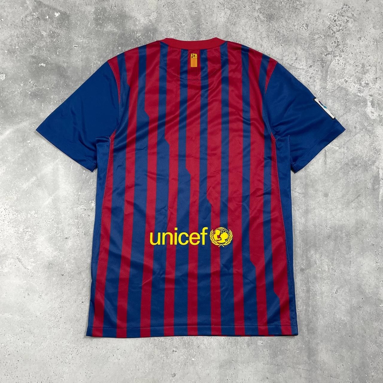FC Barcelona 2011 2012 Home Jersey Nike Shirt Red/ Blue Size S thumbnail 2