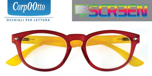 CorpOOtto occhiali per lettura SCREEN ROSSO | eBay