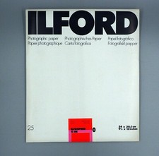 25 SHEETS ILFORD ILFOSPEED 24X30.5 GRADE 0 GLOSSY PHOTO PAPER