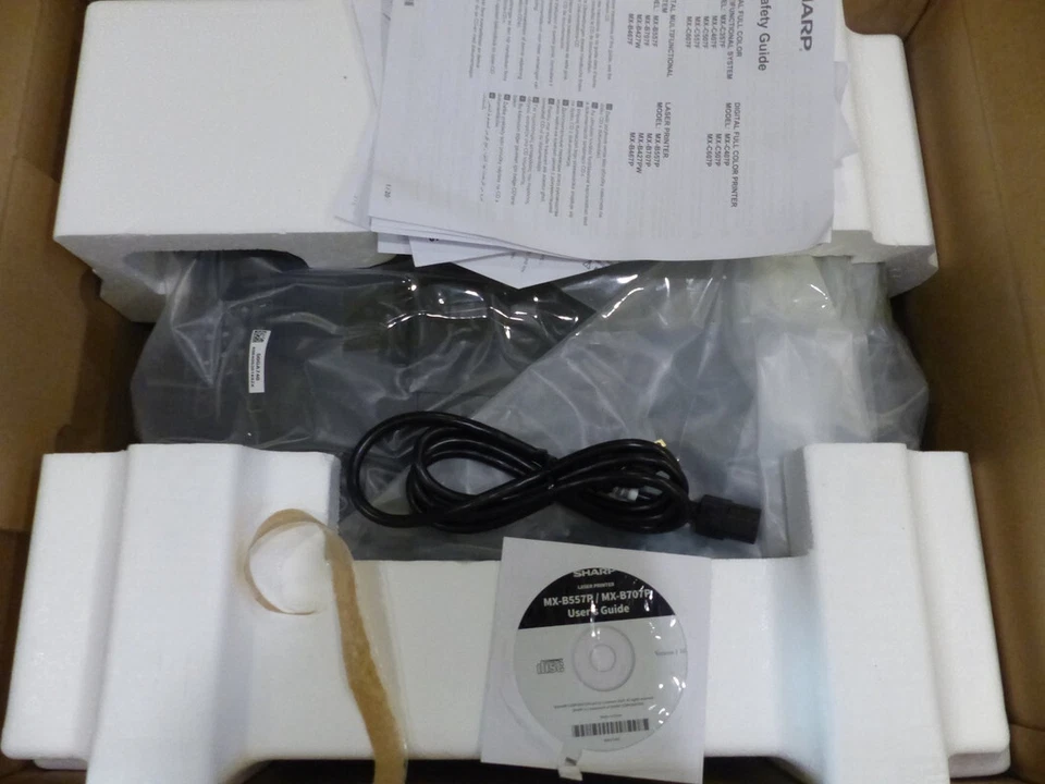 SHARP LASER DESKTOP PRINTER MX-B707P MONOCHROME 1200X1200 UP TO 70PPM - Image 3 of 4