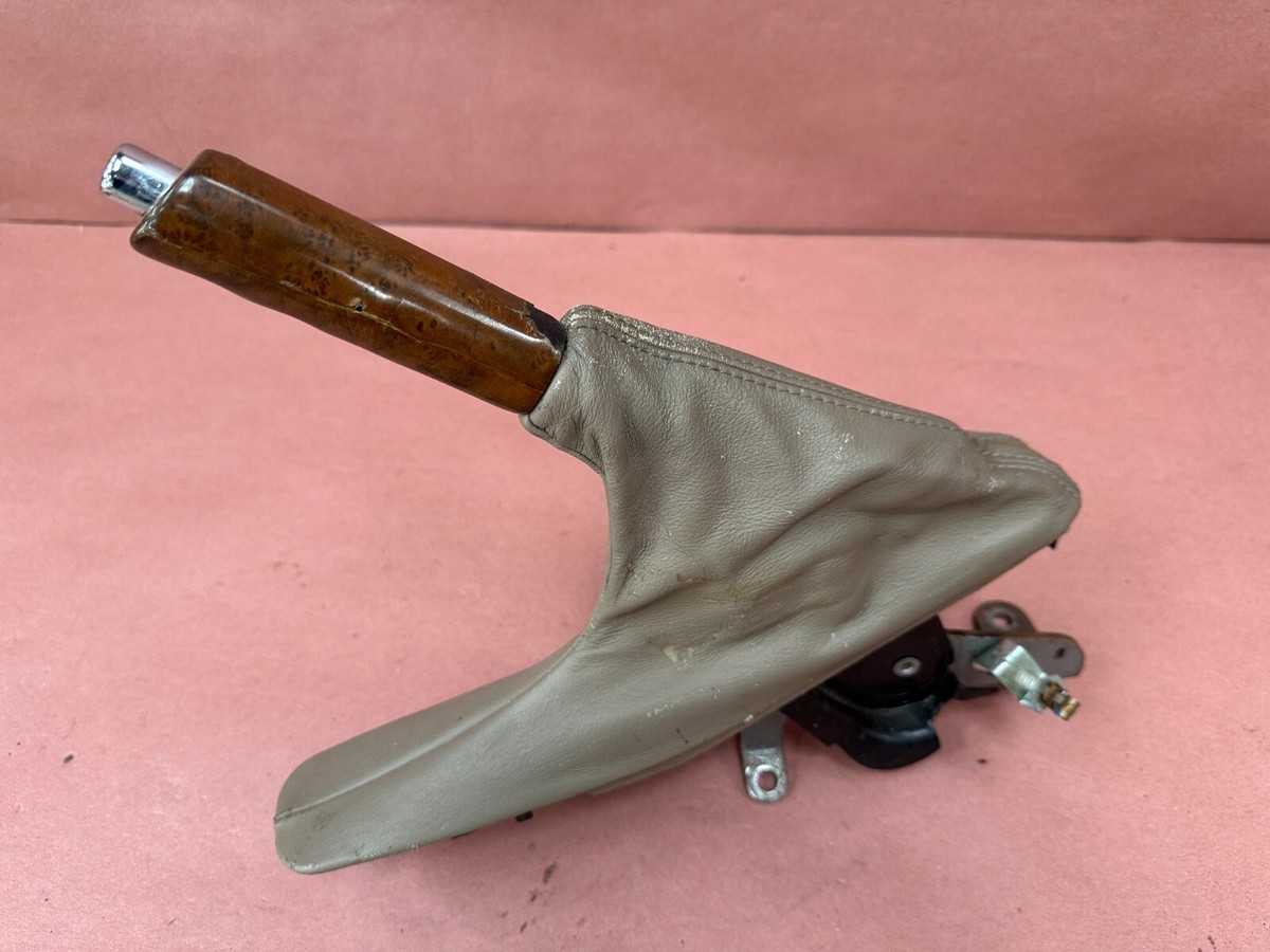 BMW E36 Z3 Wood Handbrake Emergency Brake Lever beige Cover OEM 138K Miles