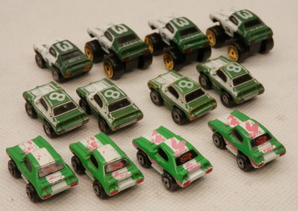 Micro Machines 1969 Pontiac GTO Judge x12 绿色和白色 '69 G.T.O. — 第 2/2 张图片