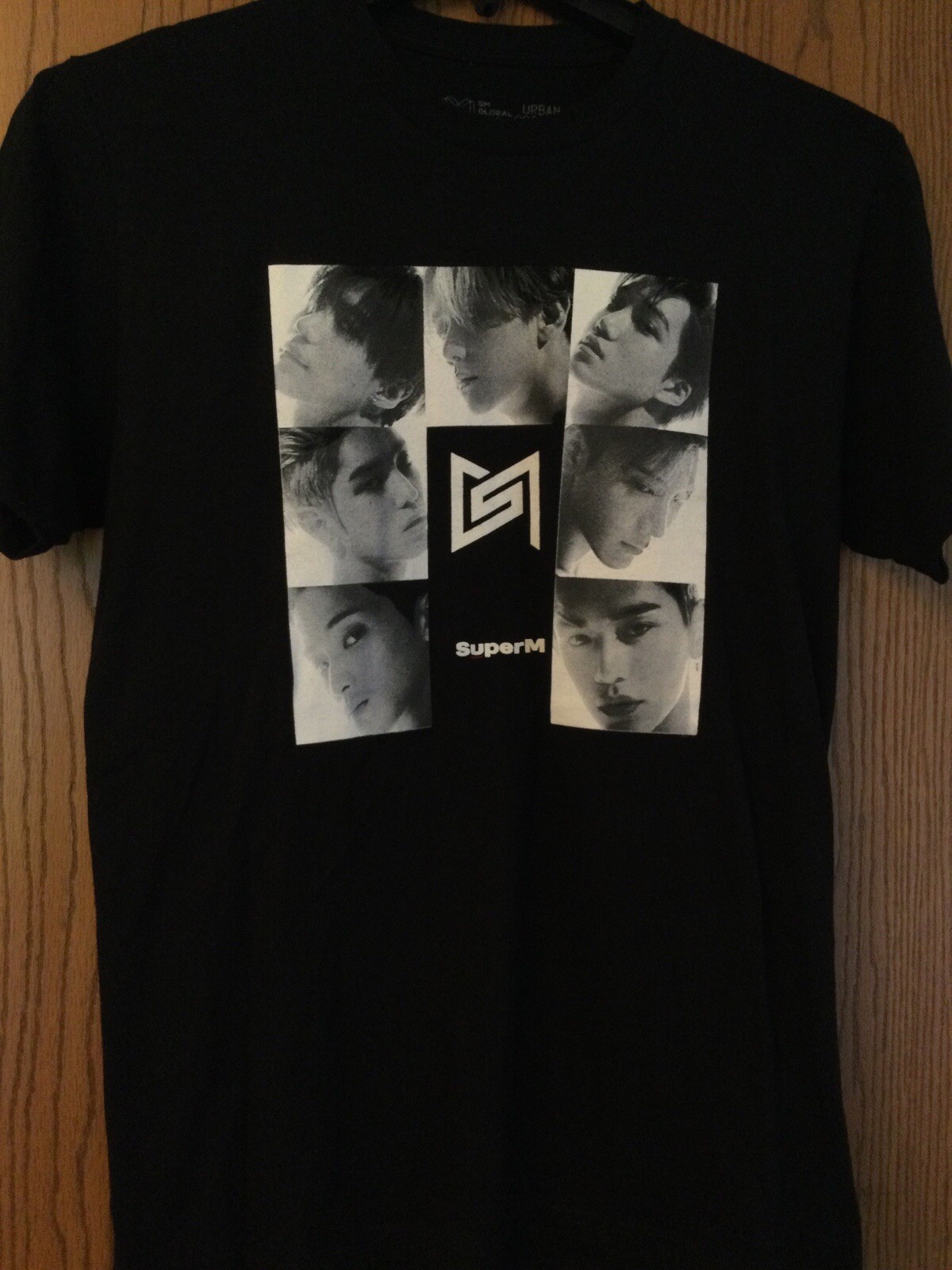 Super M - Black Shirt - S - Global Shop/Urban Coconut