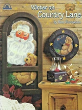 Winter on Country Lane  by Pam Gonnason viking folk art publication