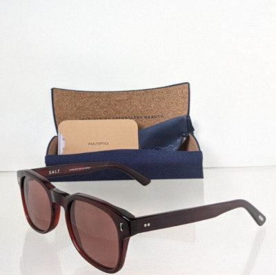 New Authentic Salt Sunglasses Coolidge RDWD Polarized 54mm Frame