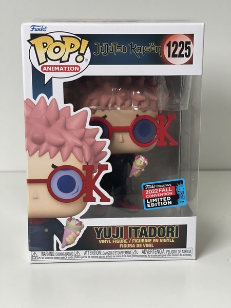 Funko Pop ® Yuji Itadori 1225 - 2022 Limited Edition Fall Con - Jujutsu Kaisen-image