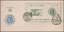 BRAZIL/COVERS, 1967 -COVER- LIONS CLUB - SPECIAL CANCELLATION FDC -