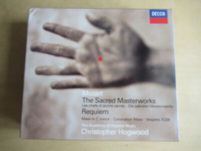 Mozart-The Sacred Masterworks & Requiem-Christopher Hogwood-3er Decca CD-NM