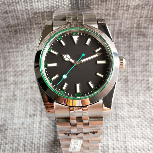 36mm/39mm Sapphire Automatic Mens Watch Miyota8215/PT5000/NH35 Black Dial Date - Picture 3 of 9